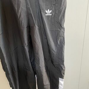 Adidas Black and White Track Pants